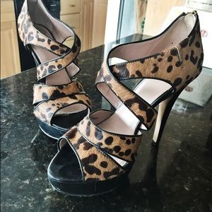 Leopard Vince Camuto heels